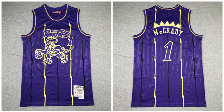 Raptors 1 Tracy McGrady Purple 1998-99 Hardwood Classics Jersey,We sell and wholesale Raptors 1 Tracy McGrady Purple 1998-99 Hardwood Classics Jersey on line form chian!